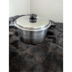 Vintage Saladmaster Stainless Steel 6 Quart Qt Stock Pot W Vapo Lid